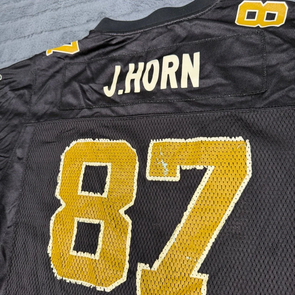 Reebok NFL Joe Horn New Orleans Saints Jersey Youth Large 14-16 Black 87